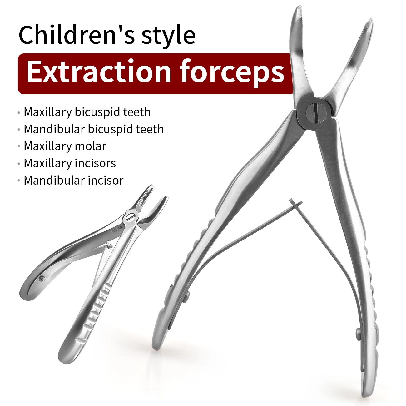 1 PC Dental Stainless Steel Extraction Pliers For Kids Small Sized Upper/Lower Teeth Removal Dentisist Replacement Tools
1 PC Dental Stainless Steel Extraction Pliers For Kids Small Sized Upper/Lower Teeth Removal Dentisist Replacement Tools
