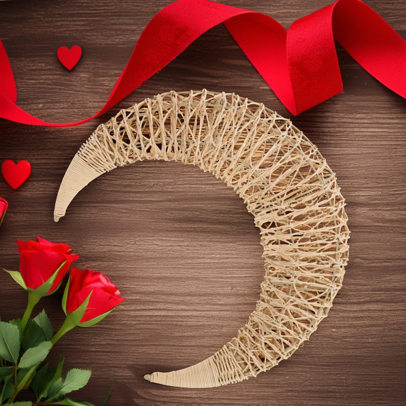 Rattan Moon Pendant Home Decor Crafts Year Weddings Supplies Living Room DIY Hanging Child Party Wreath Frame Ornament
Rattan Moon Pendant Home Decor Crafts Year Weddings Supplies Living Room DIY Hanging Child Party Wreath Frame Ornament