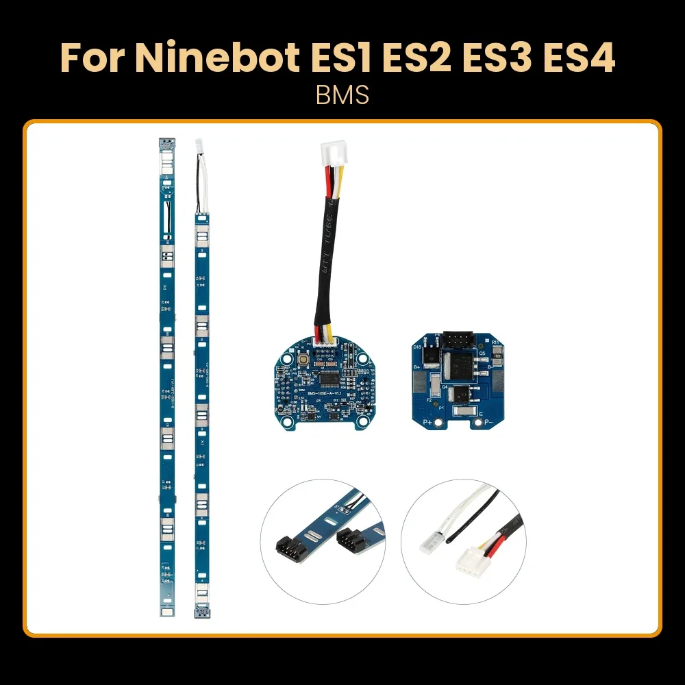 Комплект плат защиты аккумулятора BMS для электросамокатов Ninebot ES1 ES2 ES3 ES4, запасные части для замены печатных плат
Комплект плат защиты аккумулятора BMS для электросамокатов Ninebot ES1 ES2 ES3 ES4, запасные части для замены печатных плат
