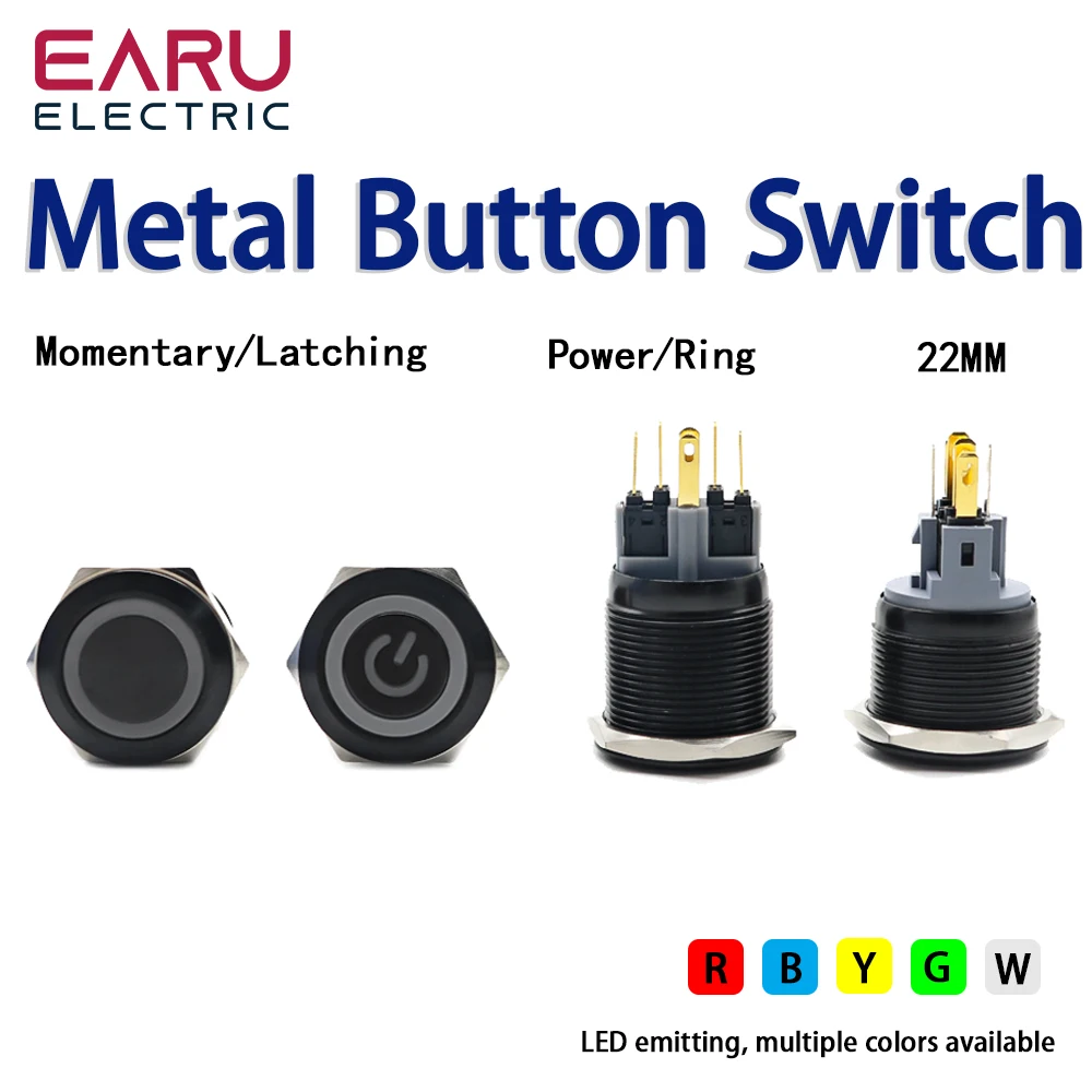 22 мм оксидированный черный металлический кнопочный переключатель с подсветкой, мгновенная защелка, 5 В, водонепроницаемое силовое кольцо, круглый источник питания для пробежки, красный
22 мм оксидированный черный металлический кнопочный переключатель с подсветкой, мгновенная защелка, 5 В, водонепроницаемое силовое кольцо, круглый источник питания для пробежки, красный