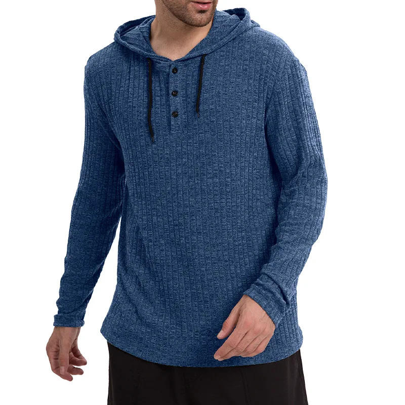 Men's Casual Drawstring Long Sleeve Pullover Hooded Button Base Breathable T-Shirt Tops Tee Shirts
Men's Casual Drawstring Long Sleeve Pullover Hooded Button Base Breathable T-Shirt Tops Tee Shirts