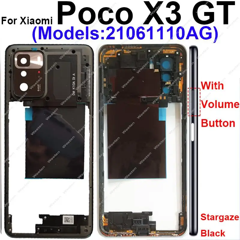 Для Xiaomi POCO X3 GT X3GT средняя рамка с объективом камеры, стеклянный передний корпус, средняя рамка, ремонт корпуса, замена
Для Xiaomi POCO X3 GT X3GT средняя рамка с объективом камеры, стеклянный передний корпус, средняя рамка, ремонт корпуса, замена