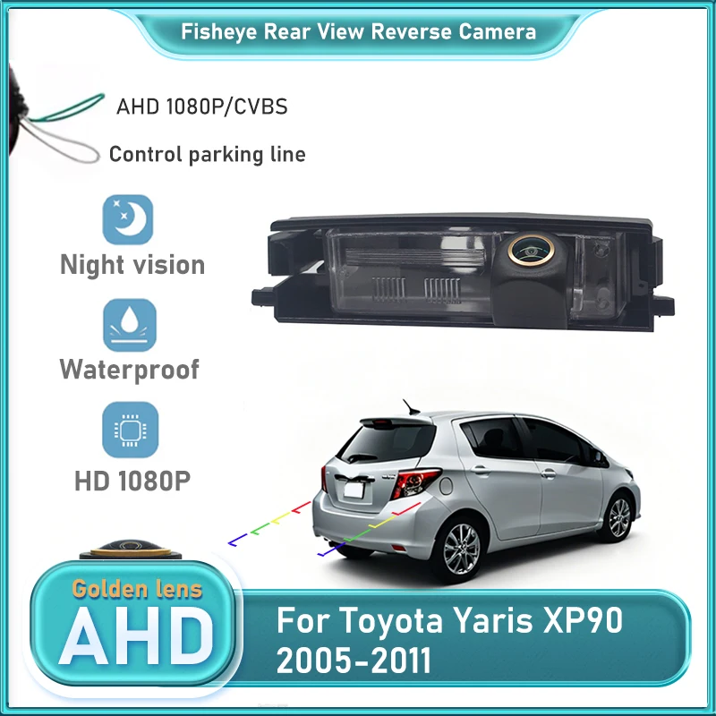 Камера заднего вида CCD AHD с золотым объективом, парковочная камера заднего вида для Toyota Yaris XP90 Hatchback 2005 ~ 2007 2008 2009 2010 2011
Камера заднего вида CCD AHD с золотым объективом, парковочная камера заднего вида для Toyota Yaris XP90 Hatchback 2005 ~ 2007 2008 2009 2010 2011
