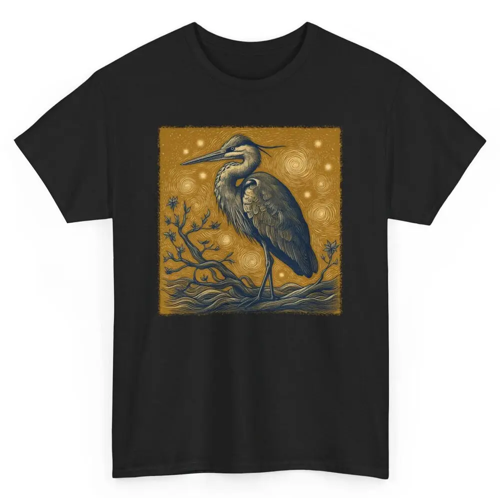 Artistic Costal Birds Heron Bird T-shirt - Novelty Water Bird Men Women Tee Tees High Quality 100%Cotton Short Sleeve
Artistic Costal Birds Heron Bird T-shirt - Novelty Water Bird Men Women Tee Tees High Quality 100%Cotton Short Sleeve