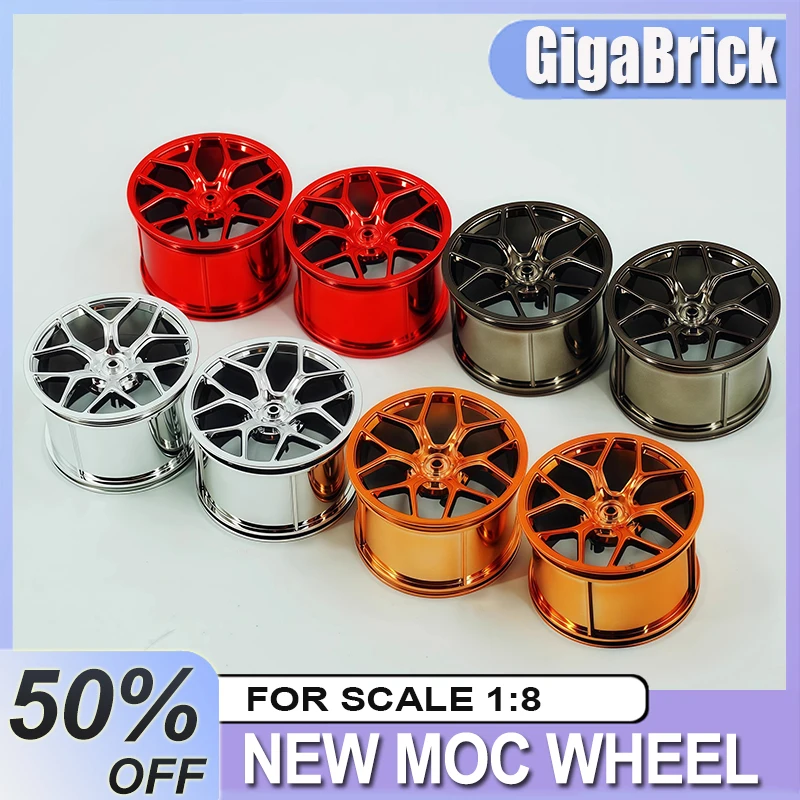 CADA Wheel Hub Building Block Accessories Black Golden Silver Plating Hub Compatible All Scale 1:8 Car 42115 42083 42143
CADA Wheel Hub Building Block Accessories Black Golden Silver Plating Hub Compatible All Scale 1:8 Car 42115 42083 42143