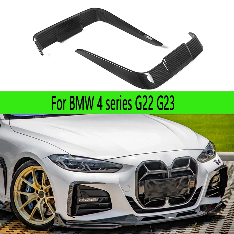 Для BMW 4 серии G22 G23: Комплект обвеса из карбона — передний бампер, воздуховоды, сплиттер, спойлер, накладки на воздуховоды
Для BMW 4 серии G22 G23: Комплект обвеса из карбона — передний бампер, воздуховоды, сплиттер, спойлер, накладки на воздуховоды