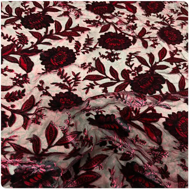 Silk Bottom Cloth Cotton Velvet Hollow Real Fabric Dress Cheongsam Shirt Clothing
Silk Bottom Cloth Cotton Velvet Hollow Real Fabric Dress Cheongsam Shirt Clothing