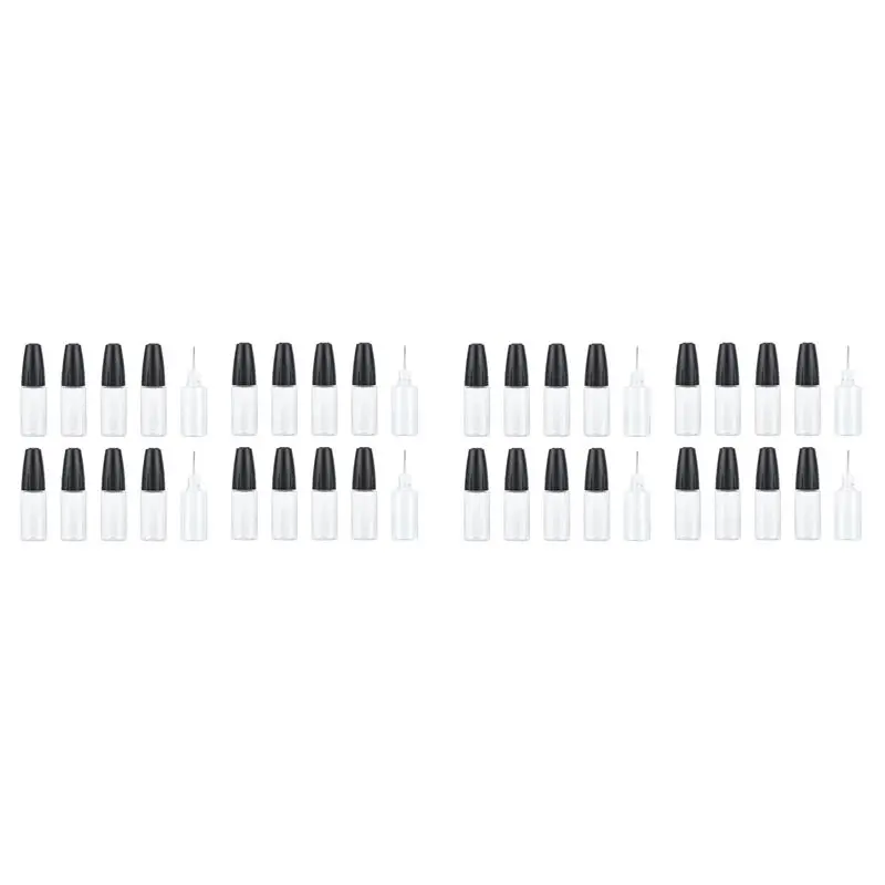 AA81-40Pcs Precision Tip Applicator Bottles, 10Ml/0.34Oz Dispensing Needle Bottle PET Empty Glue Bottle With Sealing Cap
AA81-40Pcs Precision Tip Applicator Bottles, 10Ml/0.34Oz Dispensing Needle Bottle PET Empty Glue Bottle With Sealing Cap