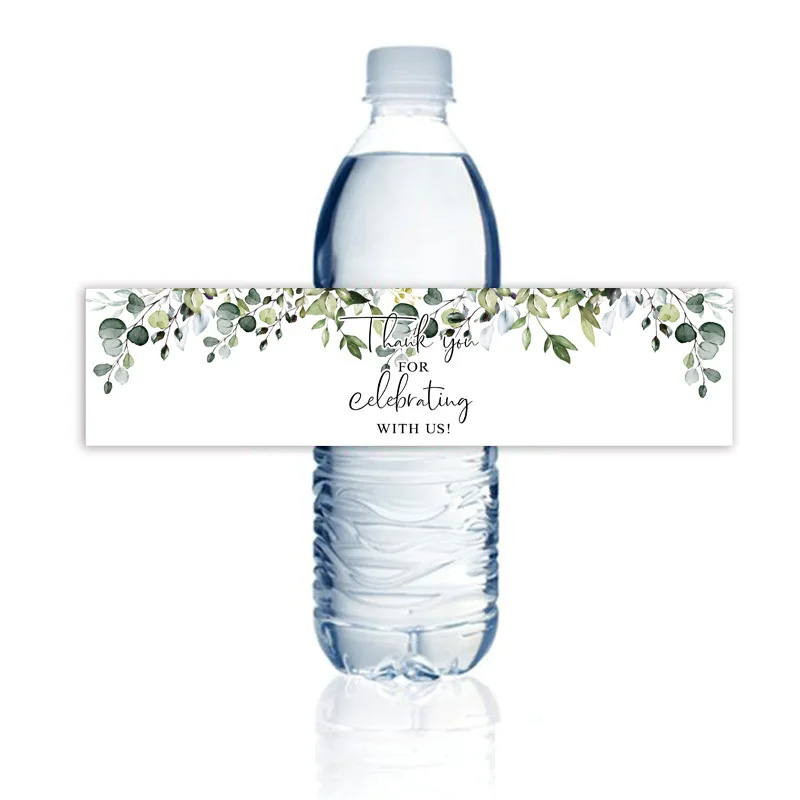 Water Bottle Stickers Wrapping Label Thank You for Celebrating with Us Gift Sealing Paper Sticker Happy Wedding Decoration 20pcs
Water Bottle Stickers Wrapping Label Thank You for Celebrating with Us Gift Sealing Paper Sticker Happy Wedding Decoration 20pcs