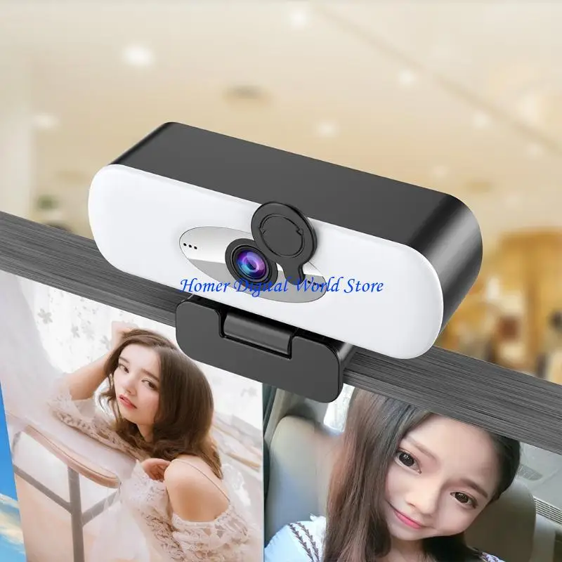H55F 2K High Definition Webcam 1080P with Built-in Microphone USB 2.0 Plug for Play Widescreen Camera for Conference Calling
H55F 2K High Definition Webcam 1080P with Built-in Microphone USB 2.0 Plug for Play Widescreen Camera for Conference Calling