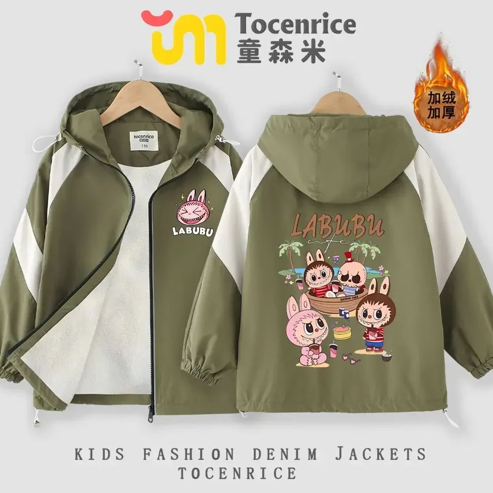 Labubu MINISO Ins Fashion Girls Hardshell Jacket Children Autumn Winter Cute Coat Outdoor Waterproof Coat Clothing Gifts Toys
Labubu MINISO Ins Fashion Girls Hardshell Jacket Children Autumn Winter Cute Coat Outdoor Waterproof Coat Clothing Gifts Toys