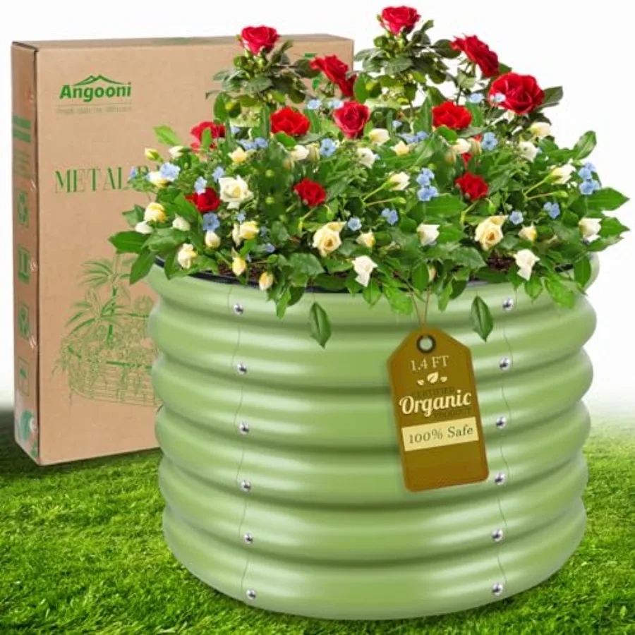 2x2x1.4ft Galvanized Raised Garden Bed, Deep Metal Garden Bed, Raised Garden Beds Outdoor, Raised Planter Box Kit for Vegetable
2x2x1.4ft Galvanized Raised Garden Bed, Deep Metal Garden Bed, Raised Garden Beds Outdoor, Raised Planter Box Kit for Vegetable