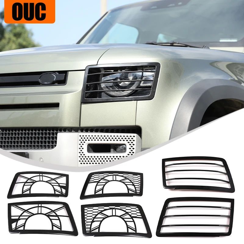 Stainless Car Headlight Lampshade Protection Net Cover Accessories For Land Rover Defender 90 110 130 2020-2024 Car Modification
Stainless Car Headlight Lampshade Protection Net Cover Accessories For Land Rover Defender 90 110 130 2020-2024 Car Modification