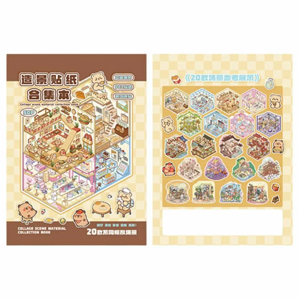20in1 Landscape Sticker Book Capybara Cartoon 3D Stickers Scene Set Free Combination Cute Miniature Scene Scrapbook Kit Kid Toy
20in1 Landscape Sticker Book Capybara Cartoon 3D Stickers Scene Set Free Combination Cute Miniature Scene Scrapbook Kit Kid Toy