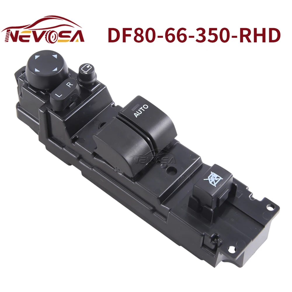 Главный переключатель для Mazda 2 DE Demio 2008-2014, 3-дверный переключатель управления стеклоподъемником для электрического складывания DF80-66-350, правый водитель
Главный переключатель для Mazda 2 DE Demio 2008-2014, 3-дверный переключатель управления стеклоподъемником для электрического складывания DF80-66-350, правый водитель