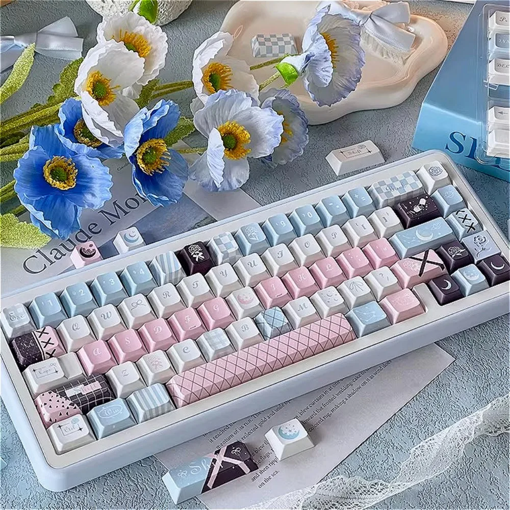 Moon Rose Theme PBT Dye Sublimation Mechanical Keyboard Keycaps OEM Profile Cute Anime Girl Pink Keycap Set
Moon Rose Theme PBT Dye Sublimation Mechanical Keyboard Keycaps OEM Profile Cute Anime Girl Pink Keycap Set