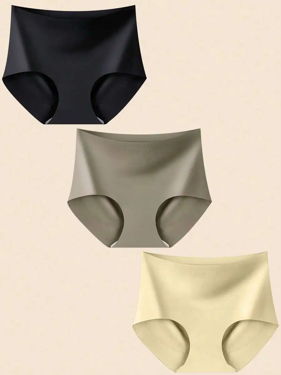 3 Pcs High Waist Seamless Womens Panties, Full Coverage, Soft Comfortable
3 Pcs High Waist Seamless Womens Panties, Full Coverage, Soft Comfortable