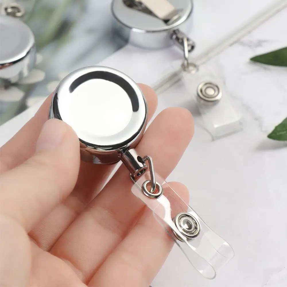 1pc Unisex Anti-Lost Clip Metal ID Name Card Key Ring Badge Holder Retractable Lanyards
1pc Unisex Anti-Lost Clip Metal ID Name Card Key Ring Badge Holder Retractable Lanyards