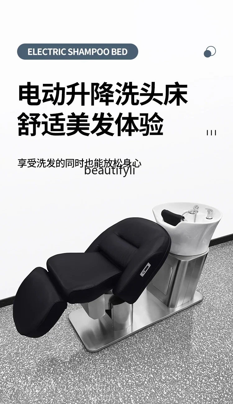 xx1Electric Adjustable Barber Shop Shampoo Chair Hair Salon Hair Salon Ceramic Basin Hair Salon Half Lying 
xx1Electric Adjustable Barber Shop Shampoo Chair Hair Salon Hair Salon Ceramic Basin Hair Salon Half Lying