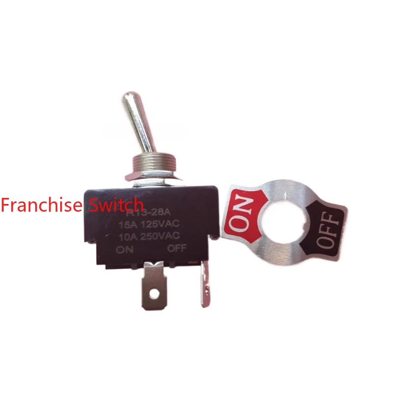 10PCS Button switch two feet and gears R13-28A insert pin 15A250V UL certification
10PCS Button switch two feet and gears R13-28A insert pin 15A250V UL certification