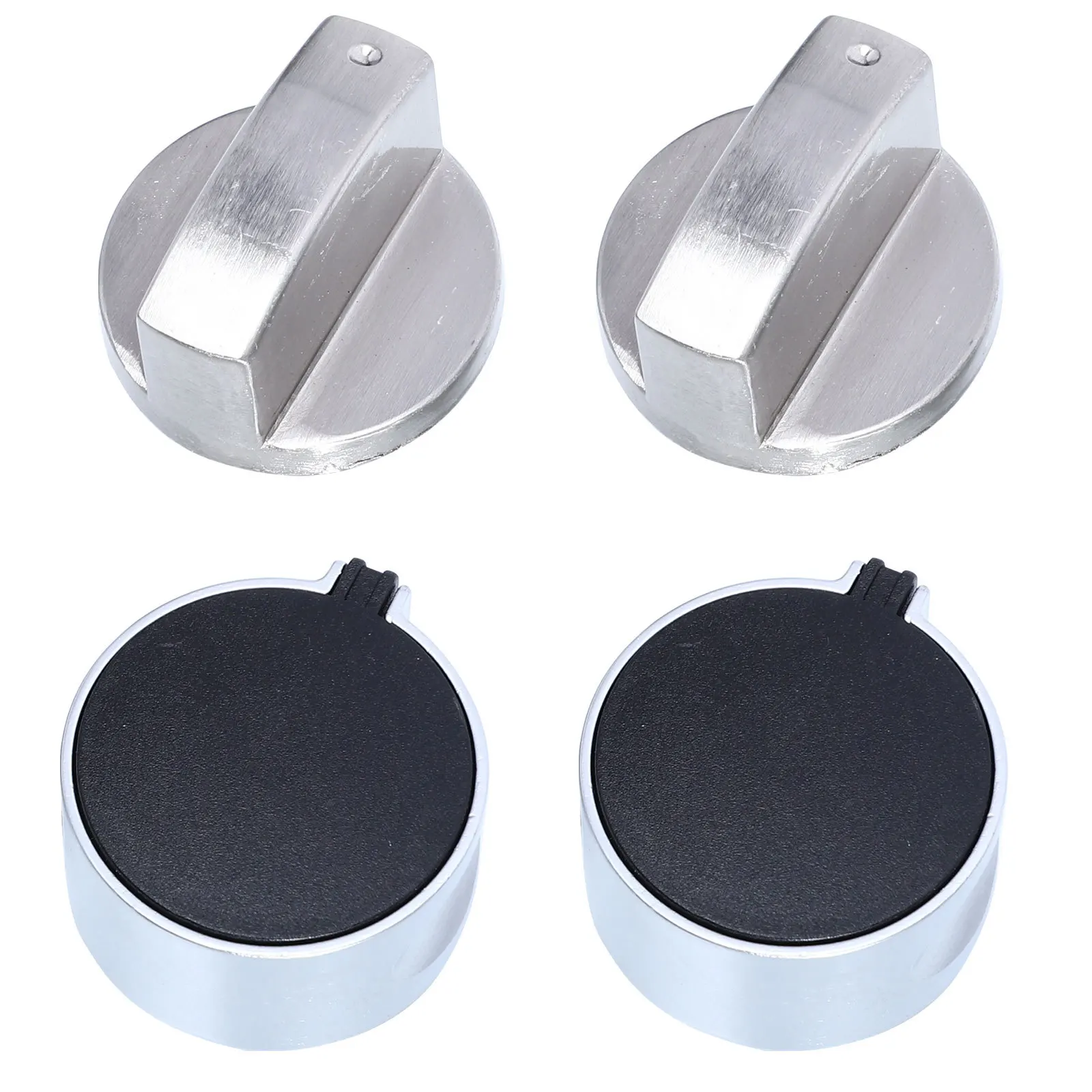 4Pcs Gas Stove Control Knobs Metal Replacement Durable Burner Knobs for 8mm Hole Diameter Cooker Stove Knob Knob 
4Pcs Gas Stove Control Knobs Metal Replacement Durable Burner Knobs for 8mm Hole Diameter Cooker Stove Knob Knob