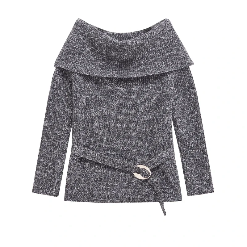 2025 Autumn New Female Party Long Sleeve Knit Top Jumper Commuting Lady slash neck Collar Pullover Ruffles belt Sweater
2025 Autumn New Female Party Long Sleeve Knit Top Jumper Commuting Lady slash neck Collar Pullover Ruffles belt Sweater