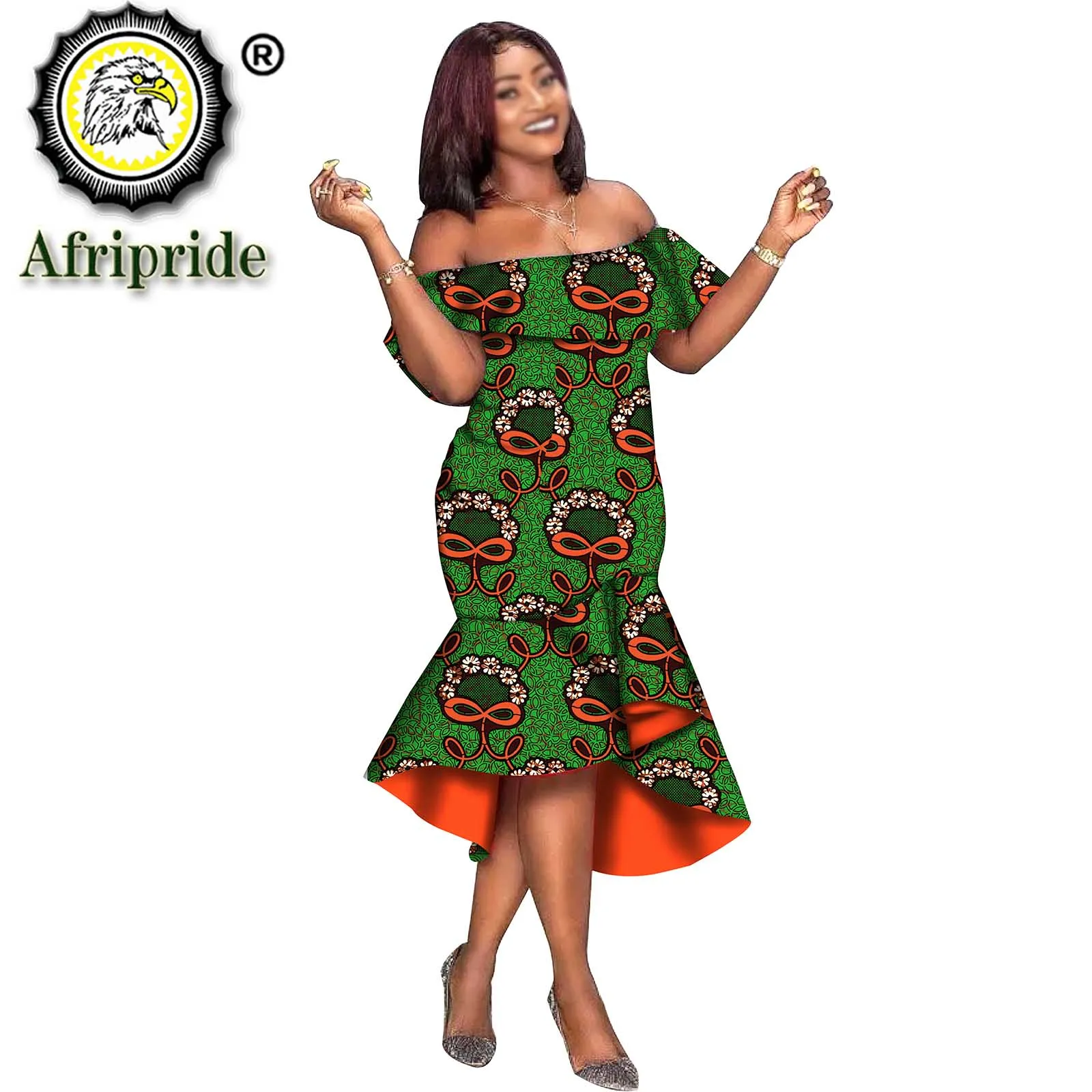 African Dresses for Women Bodycon Dress Off Shoulder Print Wax Batik Short Sleeve Party Midi Dress for Lady Plus Size S2025062
African Dresses for Women Bodycon Dress Off Shoulder Print Wax Batik Short Sleeve Party Midi Dress for Lady Plus Size S2025062