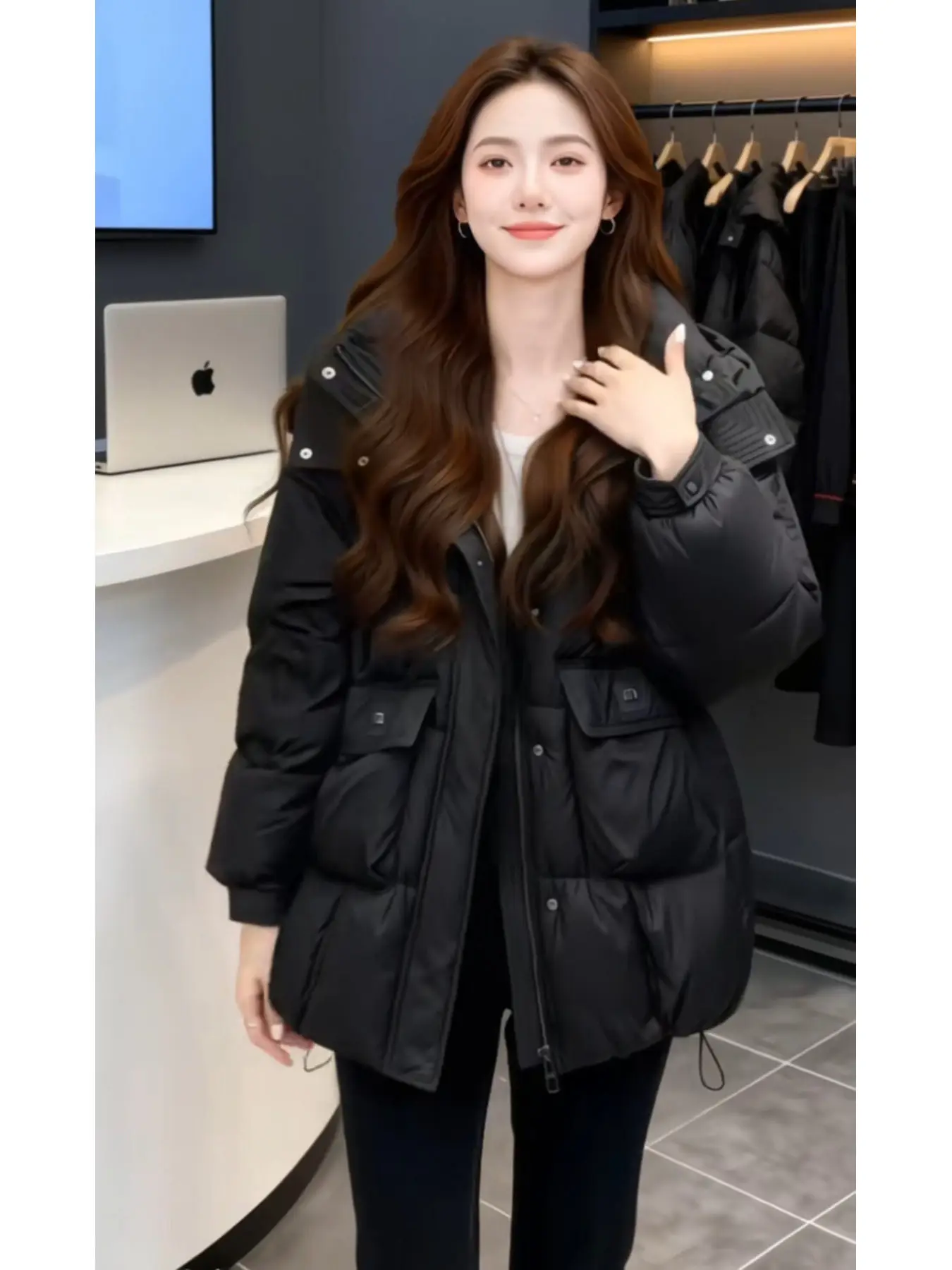 Trendy Winter New plus Size Women's Jaet Hooded Du down Cotton Coat Casual Faionable Medium Length Korean Sle
Trendy Winter New plus Size Women's Jaet Hooded Du down Cotton Coat Casual Faionable Medium Length Korean Sle