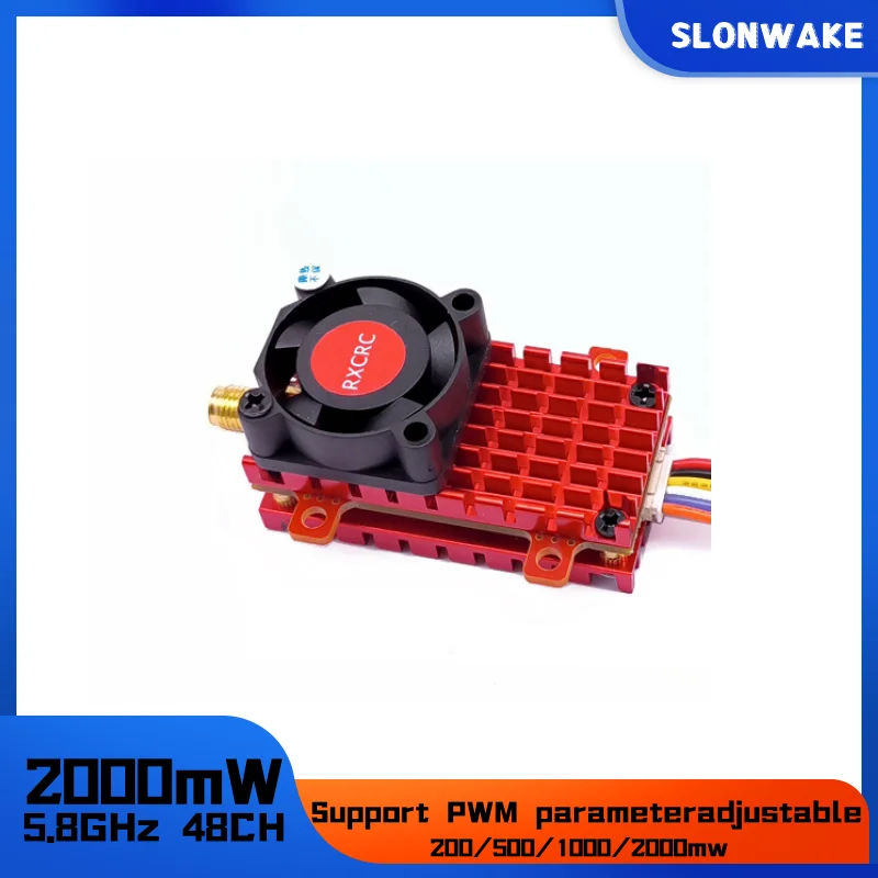 Over 20Km Range 5.8Ghz 2W FPV Wireless Transmitter Video AV Audio Sender Built-in Microphone Heat Sink for RC Plane RC Car
Over 20Km Range 5.8Ghz 2W FPV Wireless Transmitter Video AV Audio Sender Built-in Microphone Heat Sink for RC Plane RC Car