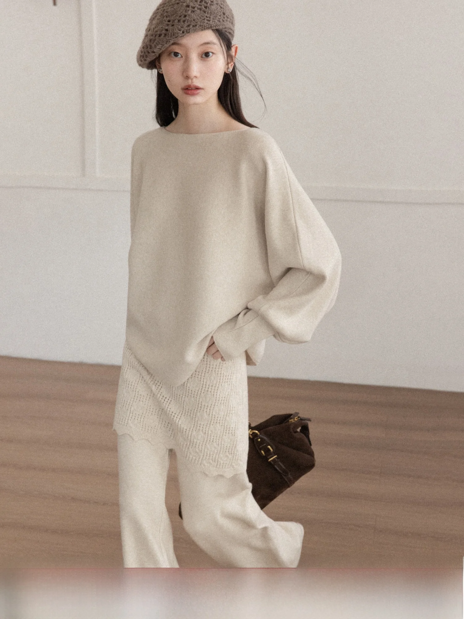 Yangcheng Story Knitted One-Shoulder Wide-Leg Pants Set Women's Winter Fashion Two-Piece Suit Casual Style High-Waist Trousers
Yangcheng Story Knitted One-Shoulder Wide-Leg Pants Set Women's Winter Fashion Two-Piece Suit Casual Style High-Waist Trousers