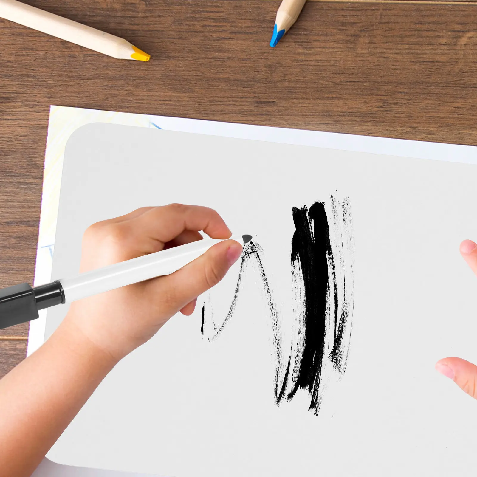 1Set Writing Board Premium Wear-Resistant PVC Reusable Answer Board for Learning Drawing Activities Erasable
1Set Writing Board Premium Wear-Resistant PVC Reusable Answer Board for Learning Drawing Activities Erasable