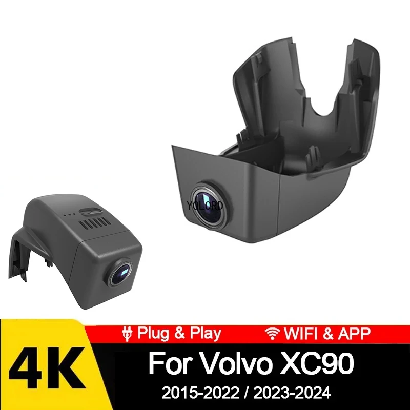 Автомобильный видеорегистратор Plug and Play 4K 2160P, видеорегистратор для вождения, специальные камеры для Volvo XC90 2015-2022 2023 2024
Автомобильный видеорегистратор Plug and Play 4K 2160P, видеорегистратор для вождения, специальные камеры для Volvo XC90 2015-2022 2023 2024