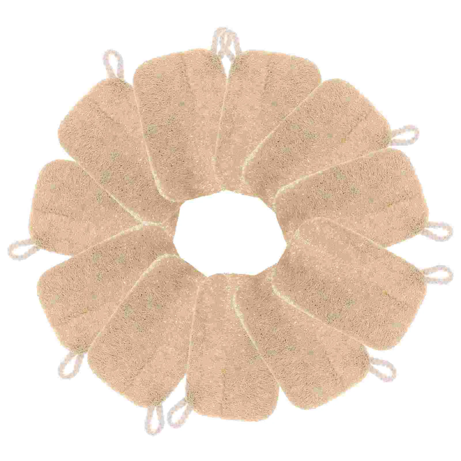 10 Pcs Loofah Dishwashing Silk Sponge Brush Scrubber Kitchen Sponges for Dishes Khaki
10 Pcs Loofah Dishwashing Silk Sponge Brush Scrubber Kitchen Sponges for Dishes Khaki