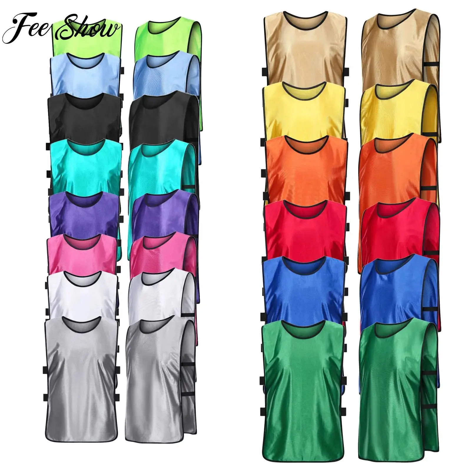 Unisex Kids Sides Split Football Running Training Vest Competition Referee Uniforms Team Sportswear Sleeveless Pullover Tank Top
Unisex Kids Sides Split Football Running Training Vest Competition Referee Uniforms Team Sportswear Sleeveless Pullover Tank Top