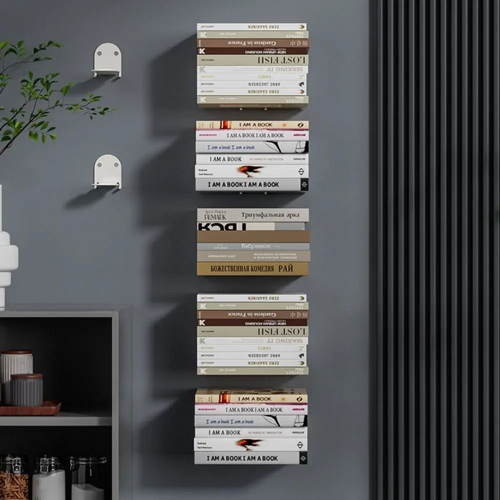 Практичный невидимый органайзер для книг, 2 шт., книжная полка, плавающая витрина, аксессуары, настенное украшение для дома, в помещении 
Практичный невидимый органайзер для книг, 2 шт., книжная полка, плавающая витрина, аксессуары, настенное украшение для дома, в помещении