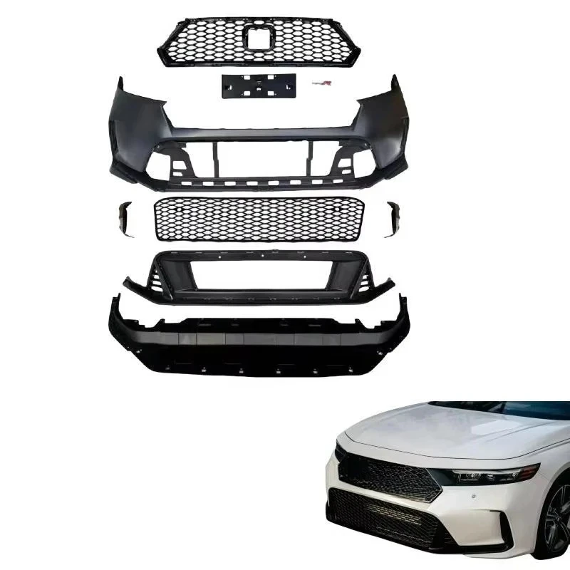 Upgraded front bumper grille with TR design 2023-2025 11th generation models, made of PP plastic.
Upgraded front bumper grille with TR design 2023-2025 11th generation models, made of PP plastic.