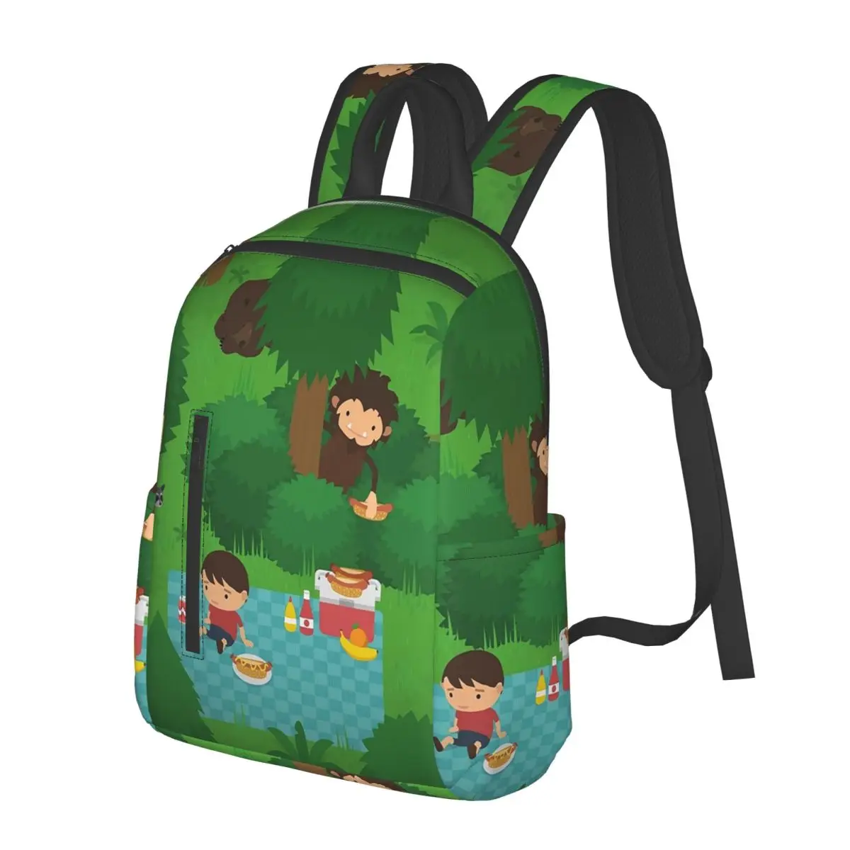 Sneaky Sasquatch, студенческий рюкзак для пикника, школьная сумка, походный дорожный рюкзак для мальчиков и девочек, модная сумка для книг, сумки на плечо
Sneaky Sasquatch, студенческий рюкзак для пикника, школьная сумка, походный дорожный рюкзак для мальчиков и девочек, модная сумка для книг, сумки на плечо