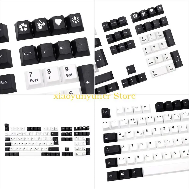 Mechanical Keyboard Keycaps Cherry Profile 109 for Key German PBT Dye Sub for Key Caps for Cherry MX GK61 64 84 96 P9JB
Mechanical Keyboard Keycaps Cherry Profile 109 for Key German PBT Dye Sub for Key Caps for Cherry MX GK61 64 84 96 P9JB