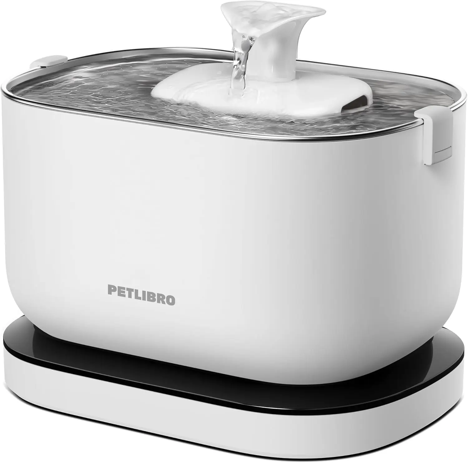 Cordless Cat Water Fountain, 2.5L/84oz Battery Operated Pet Water Dispenser with Stainless Steel Tray, Easy Clean BPA-Free
Cordless Cat Water Fountain, 2.5L/84oz Battery Operated Pet Water Dispenser with Stainless Steel Tray, Easy Clean BPA-Free
