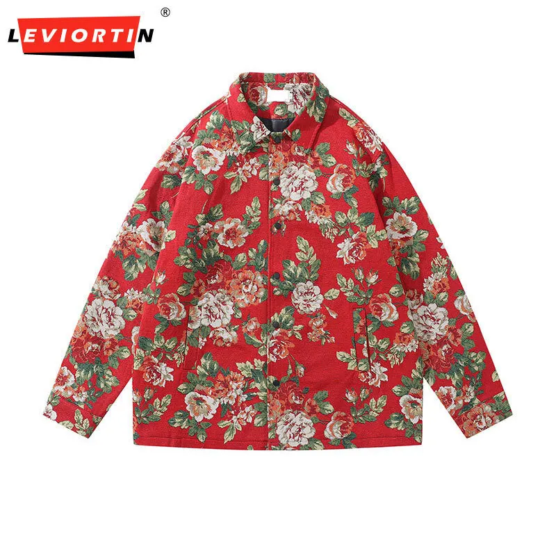 Vintage Thick Shirts Jacket Retro Floral Flowers Snap Button Shirt Streetwear Fashion Harajuku Casual Long Sleeve Shirts Coats
Vintage Thick Shirts Jacket Retro Floral Flowers Snap Button Shirt Streetwear Fashion Harajuku Casual Long Sleeve Shirts Coats