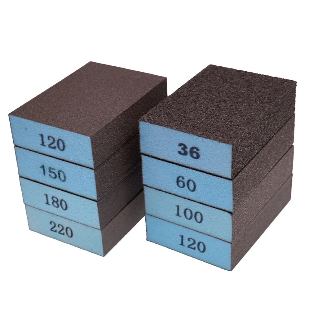 5pcs (36 60 80 100 120 150 180 220)Coarse Medium Fine Grit Sanding Block Sander Sponges for Wood Drywall Metal Sandpaper Sponge
5pcs (36 60 80 100 120 150 180 220)Coarse Medium Fine Grit Sanding Block Sander Sponges for Wood Drywall Metal Sandpaper Sponge