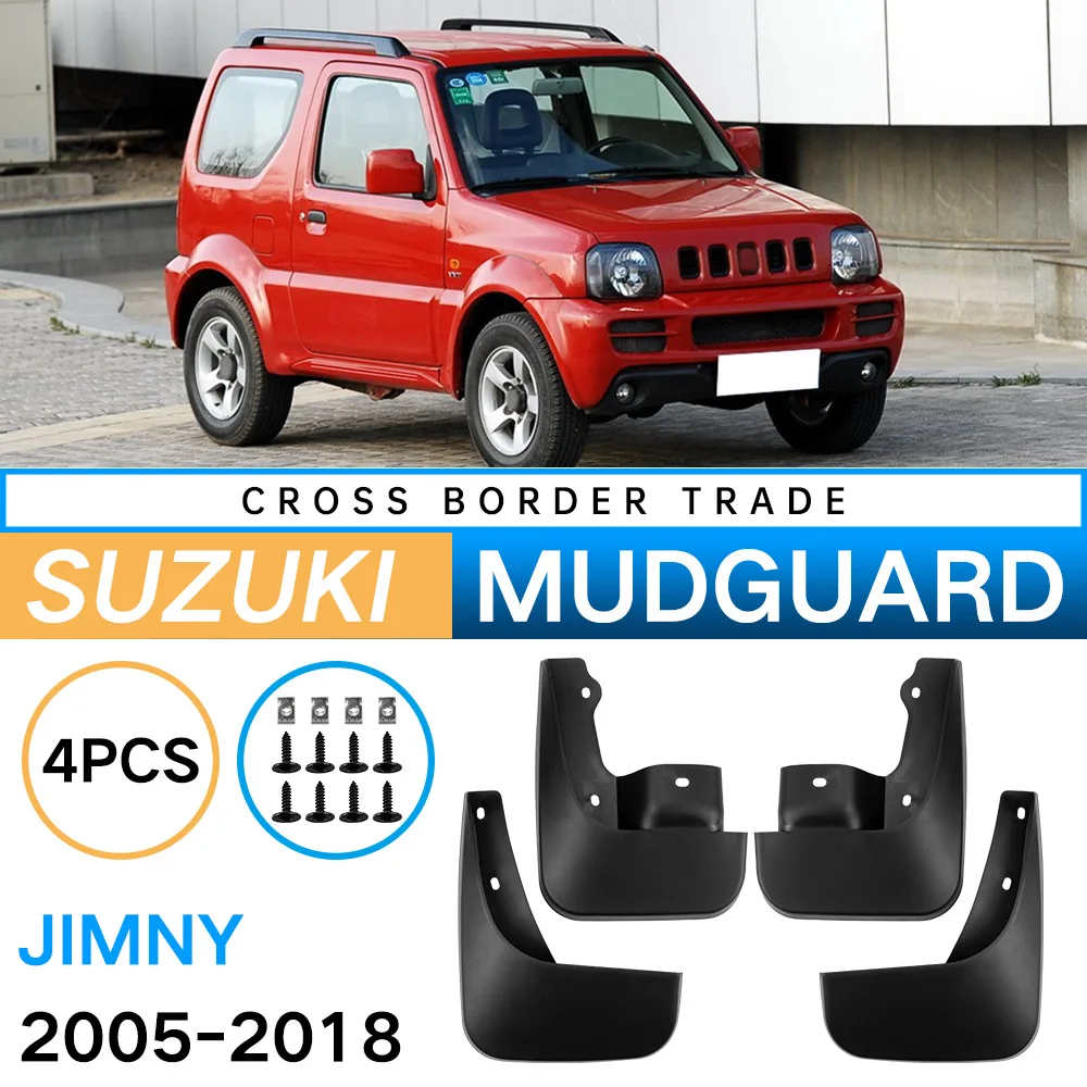 Mudguard for Jiminy Suzuki 2005-2018 Car Tire Fender Premium Soft Rubber Splash Guard Useful Accessories
Mudguard for Jiminy Suzuki 2005-2018 Car Tire Fender Premium Soft Rubber Splash Guard Useful Accessories