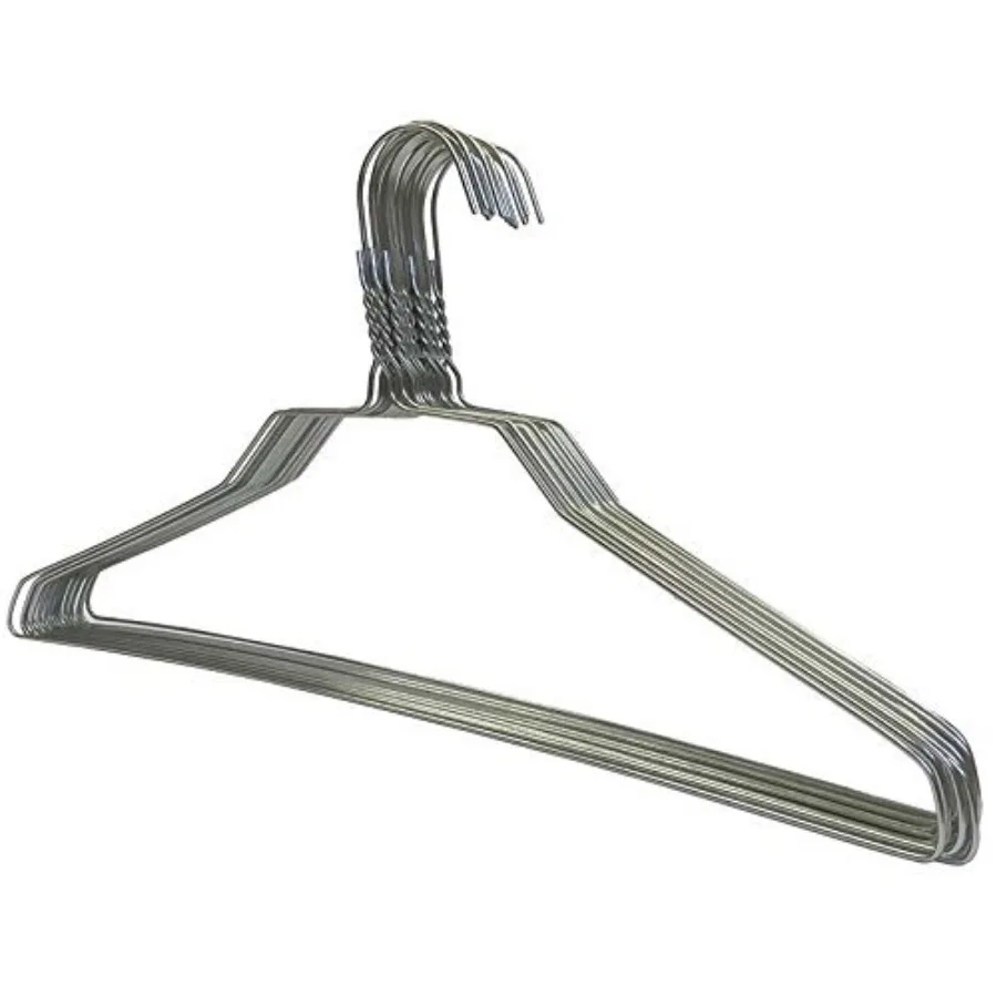 ProCare 10 Strong Silver Color Galvanized Metal Steele Wire Shirt Hangers 16 Inch 13G
ProCare 10 Strong Silver Color Galvanized Metal Steele Wire Shirt Hangers 16 Inch 13G