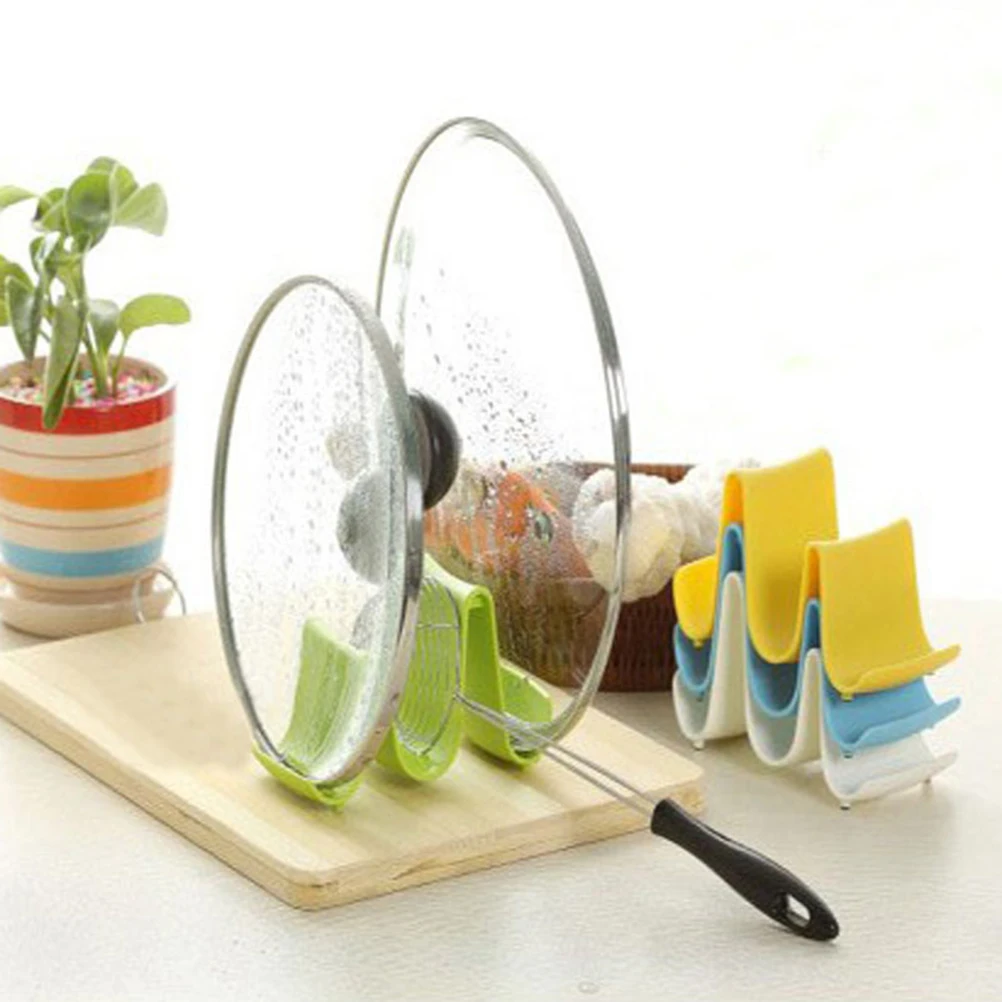 4 Pcs Lid Rack Pan Organizers Pot Holder Storage 3 Tier Spoon Cover Shelf Kitchen Wavy
4 Pcs Lid Rack Pan Organizers Pot Holder Storage 3 Tier Spoon Cover Shelf Kitchen Wavy