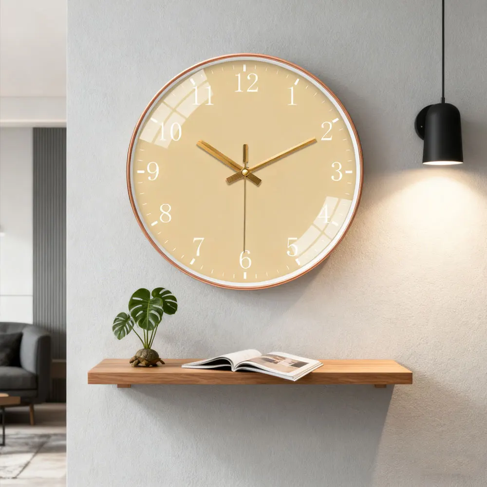 Minimalist Quartz Wall Clock Solid Color Glass Clock Dial Silent Clock Modern Living Room Bedroom Office Elegant Gift
Minimalist Quartz Wall Clock Solid Color Glass Clock Dial Silent Clock Modern Living Room Bedroom Office Elegant Gift