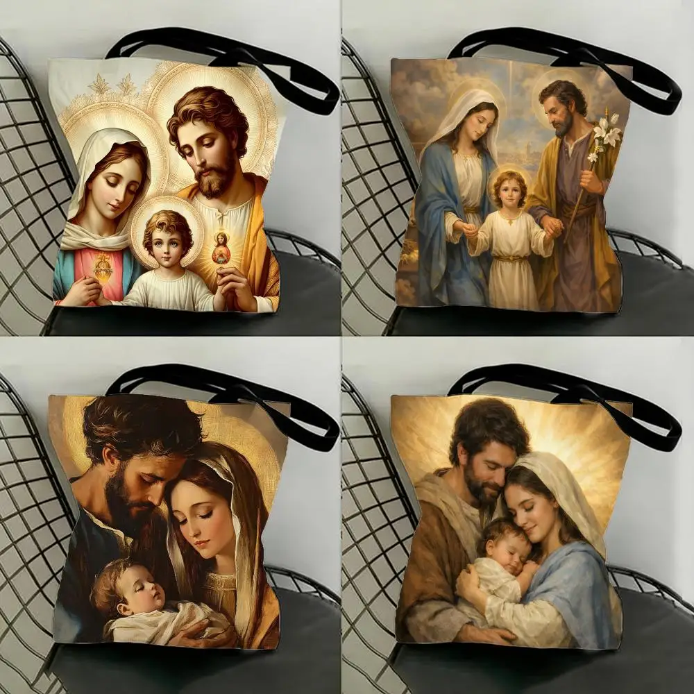 Sacred Classic H-Holy Family Art Storage Bags Shopping Bags Series Print Bags Lightweight Shoulder Bag For Daily Use
Sacred Classic H-Holy Family Art Storage Bags Shopping Bags Series Print Bags Lightweight Shoulder Bag For Daily Use