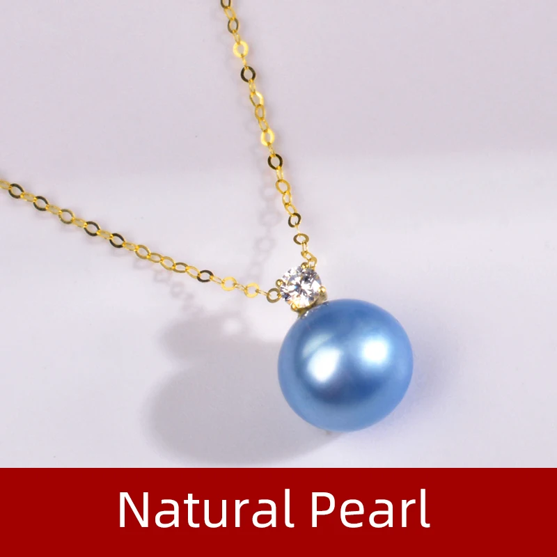XF800 Pure 18K Gold Necklace Pendant Real Au750 Fine Jewelry Natural Freshwater Pearl 8-9mm Women Party Gift Princess D663-2
XF800 Pure 18K Gold Necklace Pendant Real Au750 Fine Jewelry Natural Freshwater Pearl 8-9mm Women Party Gift Princess D663-2