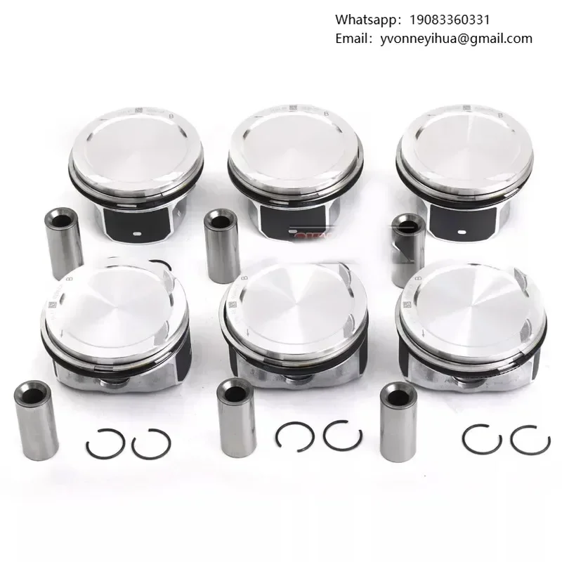 Pistons & Rings Set STD OEM For Audi RS5 Porsche Cayenne Panamera 2.9 TFSI EA839
Pistons & Rings Set STD OEM For Audi RS5 Porsche Cayenne Panamera 2.9 TFSI EA839