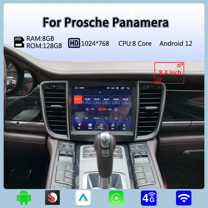 Автомобильный мультимедийный плеер с GPS-навигацией для Porsche Panamera 2010-2016 Android 12
Автомобильный мультимедийный плеер с GPS-навигацией для Porsche Panamera 2010-2016 Android 12