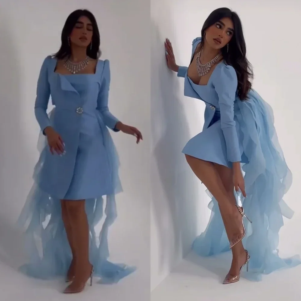 Customized Fashion High Quality Square A-line Mini Formal Ocassion Gown Tulle Satin dresses for women party wedding evening
Customized Fashion High Quality Square A-line Mini Formal Ocassion Gown Tulle Satin dresses for women party wedding evening